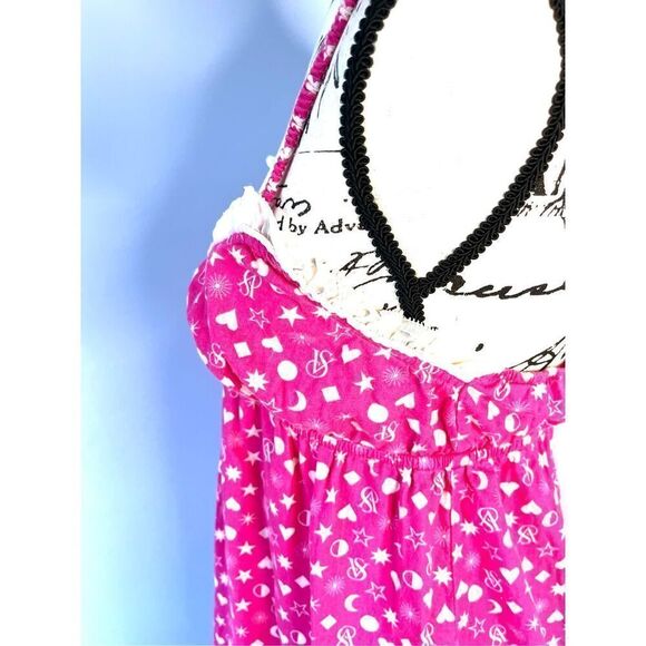 Victoria's Secret Women's XS Pink Lace Babydoll Nightie Nightgown Loungewear - Picture 3 of 8